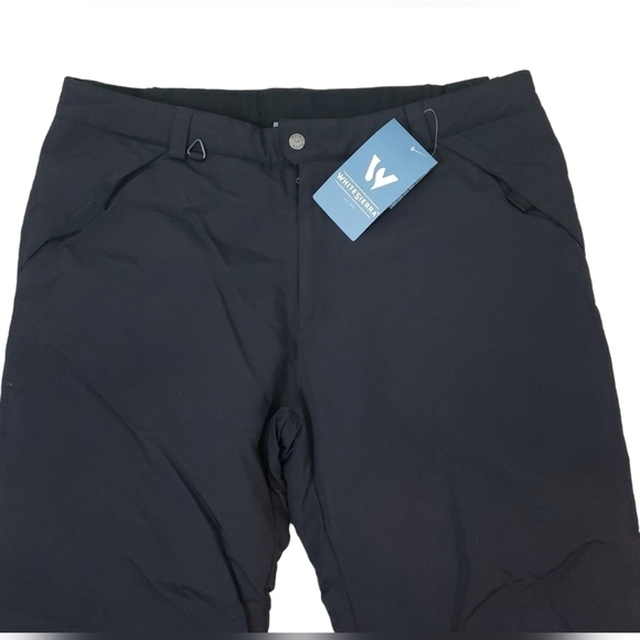 White Sierra~Men's XXL/32"~Black Waterproof Snow Pants Insulated NWT. - Picture 2 of 12